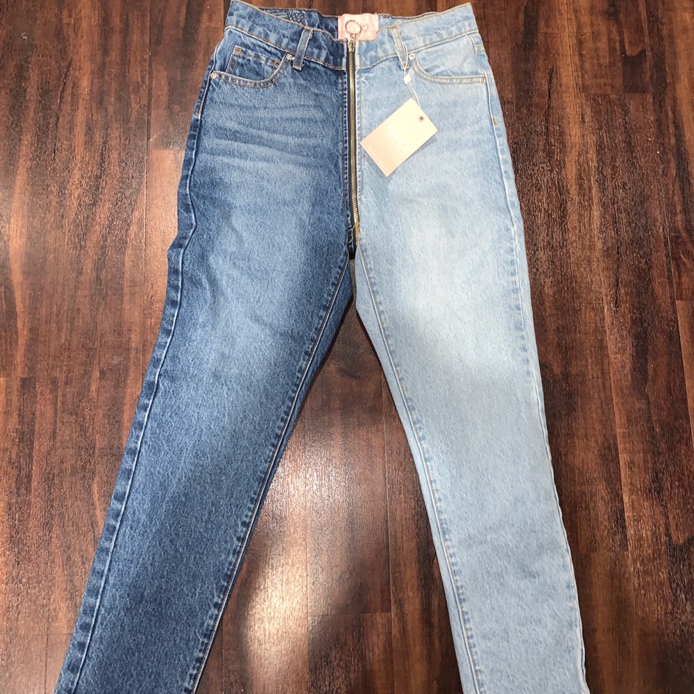 REVICE DENIM Yin Yang Crops